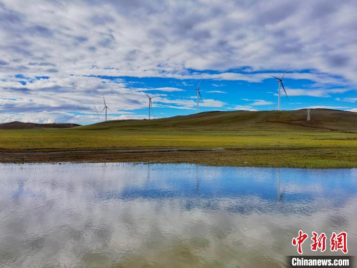 图为西藏哲古风电场。　中国电建集团成都勘测设计研究院有限公司 供图